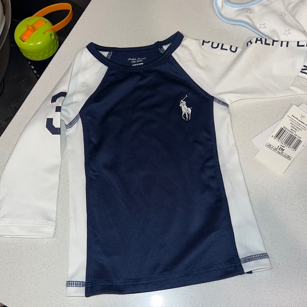 Ralph Lauren baby boys rash gaurd